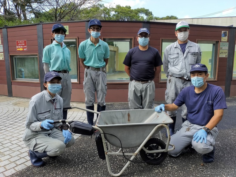 ねこ車電動化キット 福岡市動物園に寄贈 レスポンス Response Jp