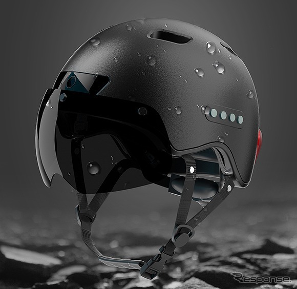自転車用スマートヘルメット登場u2026ドラレコ＆Bluetoothスピーカー内蔵 