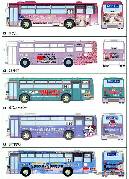 苦渋の選択だった?……京都市がラッピング広告バスを泣く泣く撲滅