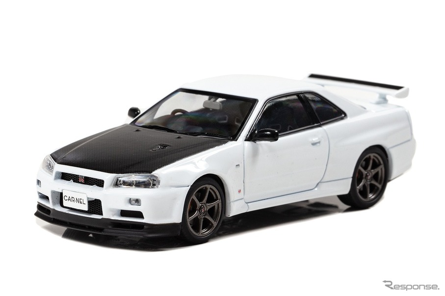 R34 Gt R プレミアムモデルを1 43スケールで再現 Vスペックii N1 Mスペック Nur 各500台限定で発売 レスポンス Response Jp