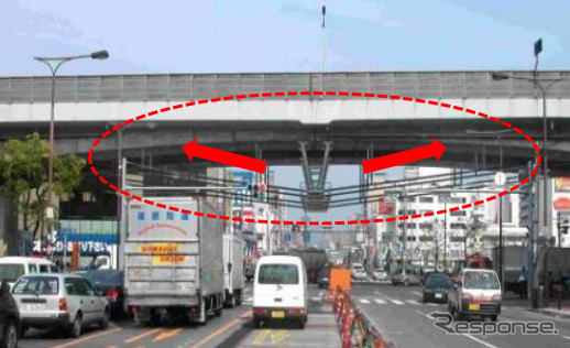 現役の主要高速道路が3年間の長期通行止めに…阪神高速　松原線・喜連瓜破ー三宅JCT