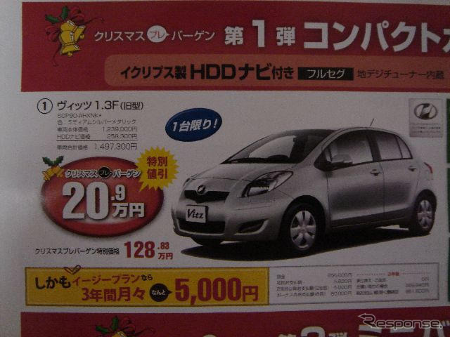 【未曾有の値引き情報】このプライスでコンパクトカーを購入できる!!