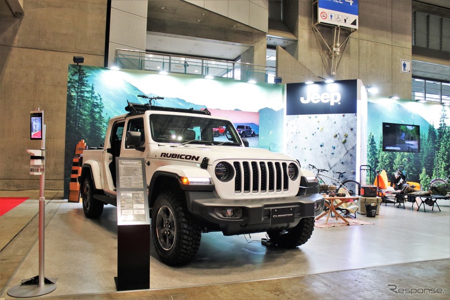 ジープのピックアップ グラディエーター お披露目 ジャパンキャンピングカーショー22 レスポンス Response Jp