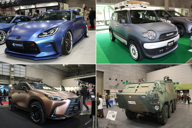 憧れのマットカラー 塗装orラッピングで目を惹く 大阪オートメッセ22 レスポンス Response Jp