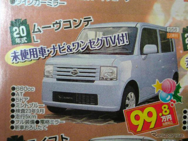【週末の値引き情報】この価格でこの軽自動車を購入できる!!