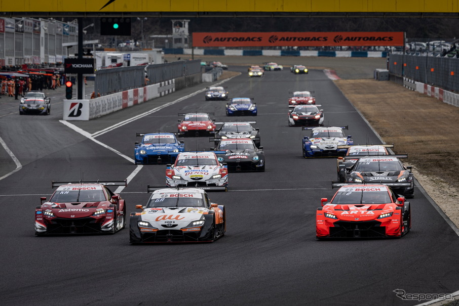 Super Gt シーズン前恒例の公式テストがスタート Au Tom S Gr Supraが2日間とも最速タイム レスポンス Response Jp