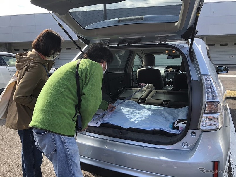 車中泊避難も学べる運転講習 トヨタ交通安全センターで開催 4月23日 レスポンス Response Jp
