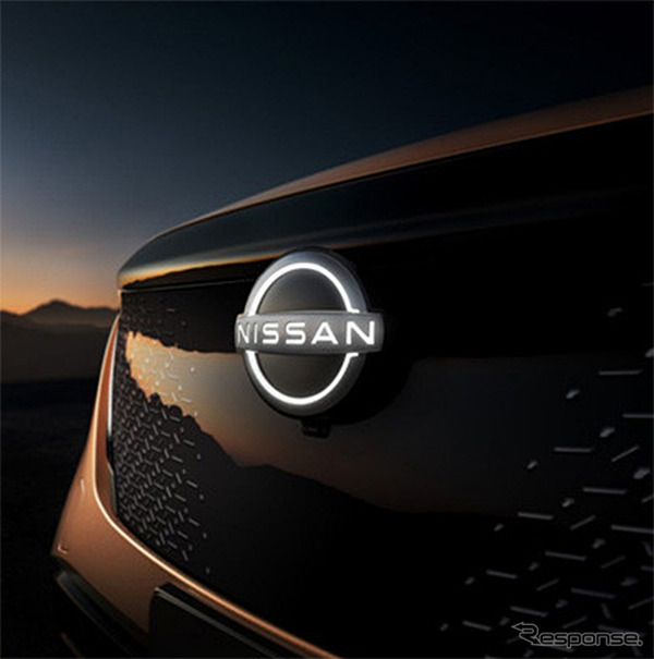 日産 アリア Led発光エンブレムを国内初採用 豊田合成が開発 レスポンス Response Jp