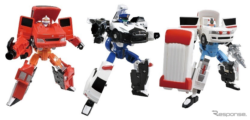 働く車がロボットに変身 トミカヒーローズ 第1弾 ウェブアニメ配信開始へ レスポンス Response Jp
