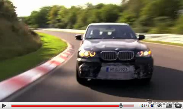 ［動画］BMW X5 にM仕様…スーパーSUVがニュルを攻める!!