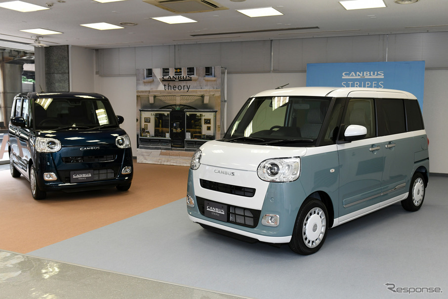 ダイハツ ムーヴキャンバス 新型 カワイイを継承しながらスッキリのエッセンスを追加 レスポンス Response Jp