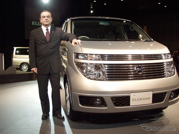 【新型日産『エルグランド』発表】ゴーン社長「このクルマが大切な理由」