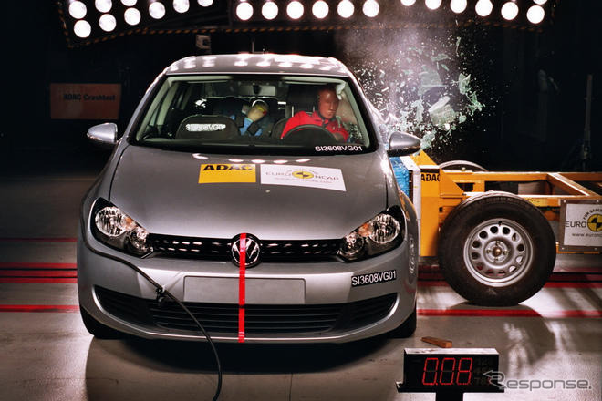 【ユーロNCAP】VW ゴルフ 新型…最高評価の5つ星