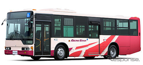 三菱ふそう、大型路線バスのノンステップモデルを追加