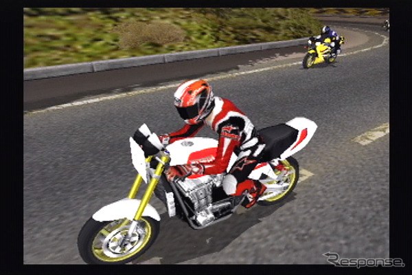 【PS2 RS（ライディングスピリッツ）】体で運転するバイクの難しさを見事に演出!!