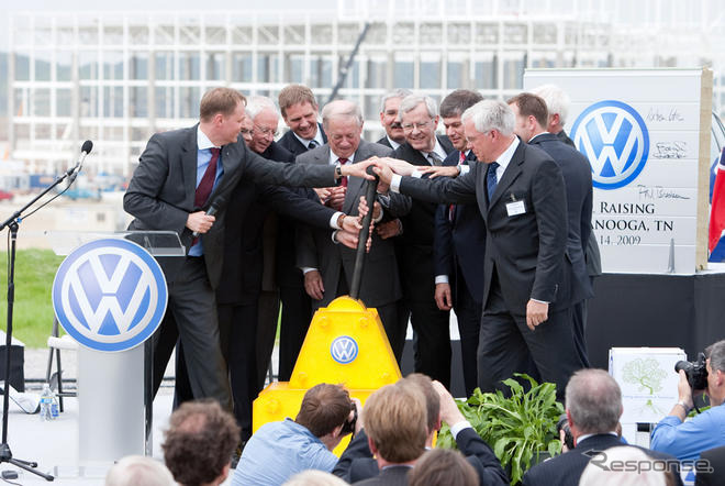 VWの米国新工場が起工式…2011年から新型セダン生産