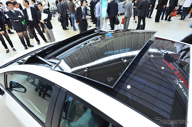 【トヨタ プリウス 新型発表】ベンチレーションシステムに 京セラ製 太陽電池