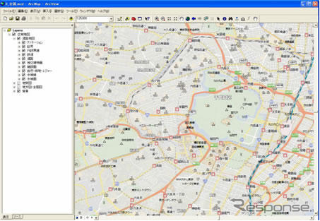 ゼンリン、アークビュー向けに地図データを提供