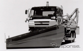 日産ディーゼル、日野に除雪車をOEM供給---特殊車両で協力