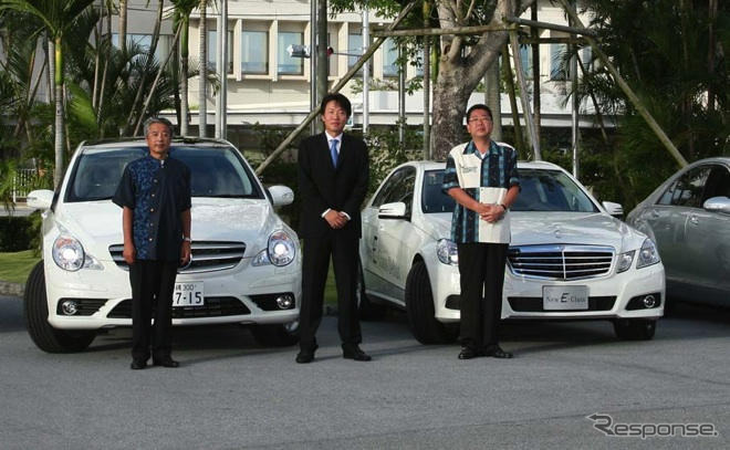 メルセデスベンツ100台をランデック沖縄に納車…レンタカー