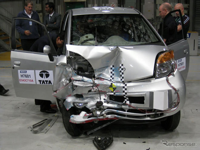 世界最安車 タタ ナノ 欧州衝突テストの結果は レスポンス Response Jp