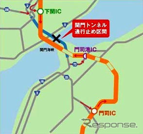 関門トンネルがリフレッシュ工事…109日間通行止め