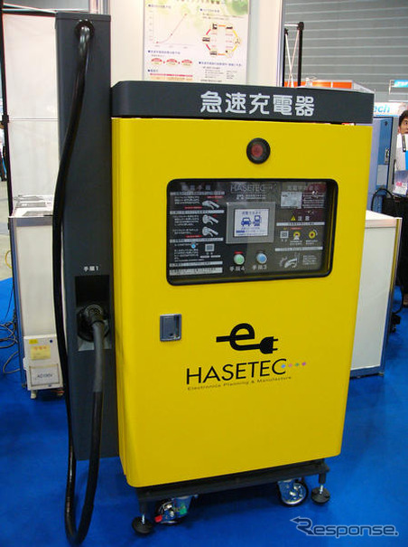 【ATインターナショナル09】EV用充電器は差別化が課題…ハセテック