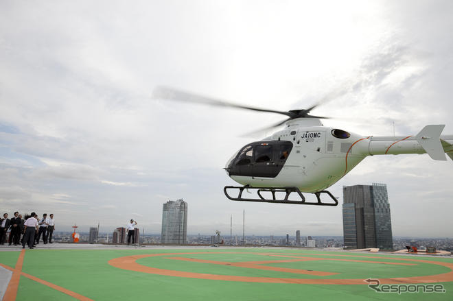 全日空、ファーストクラス乗客にヘリ移動を無償提供　成田から都心まで