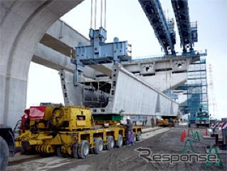 都市内高架橋の建設で新メニュー　三井住友建設