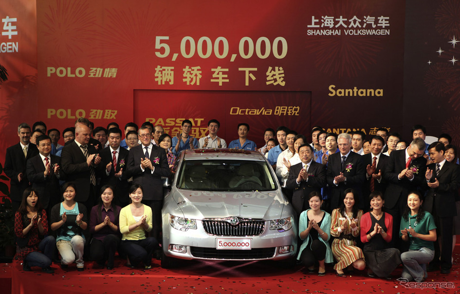 上海VW累計生産500万台達成