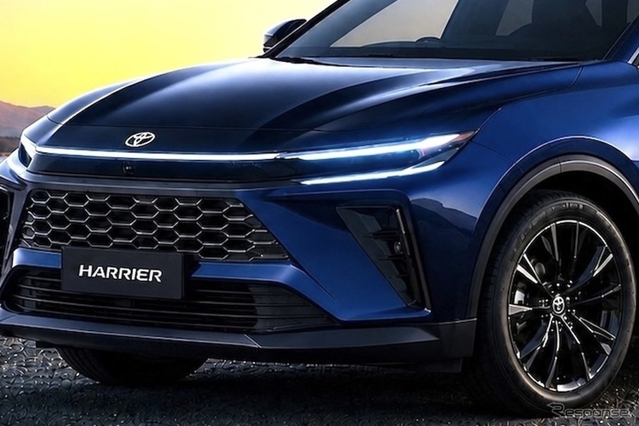 トヨタ ハリアー 次期型の予想CG