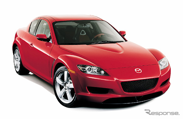 【デトロイトショー2003速報】マツダ『RX-8』量産型展示、日本では予約開始、価格は…