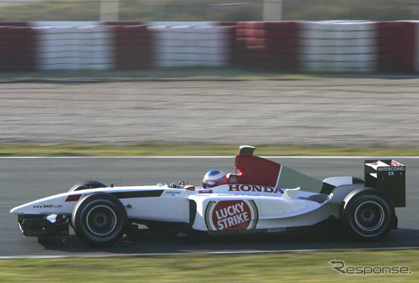 【ホンダF1ストーキング】バトンがB・A・Rホンダをシェイクダウン