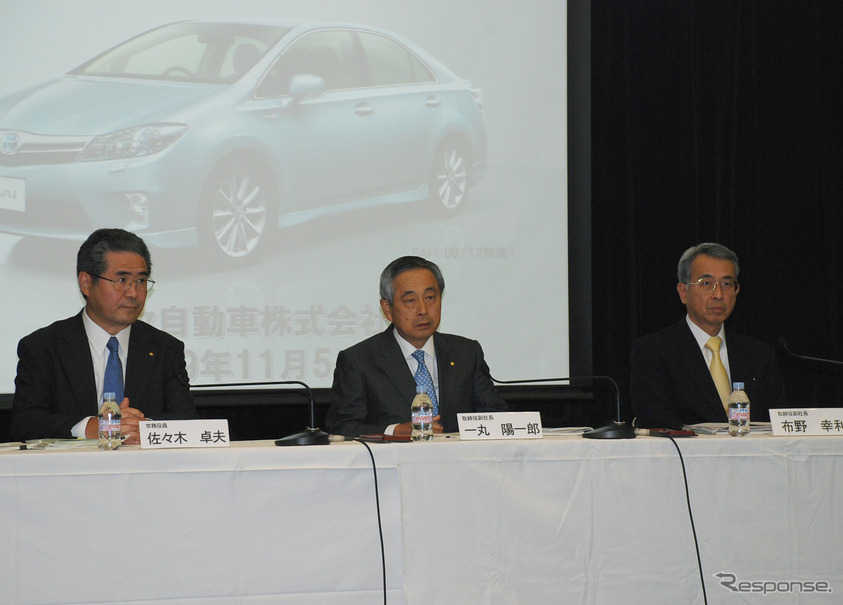 布野幸利 副社長（5日記者会見）