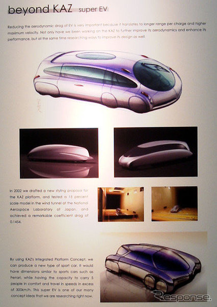 【デトロイトショー2003続報】8輪の電気自動車『KAZ』…デザインはIDEA
