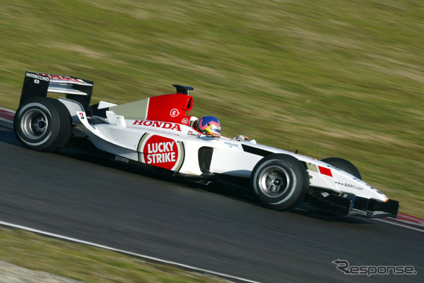 【ホンダF1ストーキング】B・A・R、バルセロナ・テスト終了