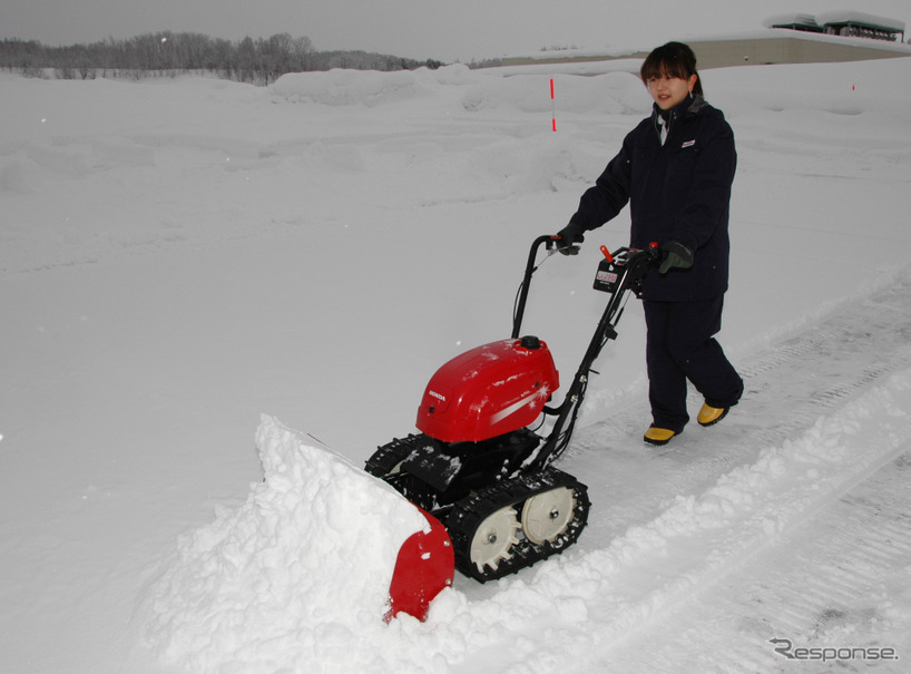 今期で2000台を販売したユキオスを体験（写真＝ホンダ提供）