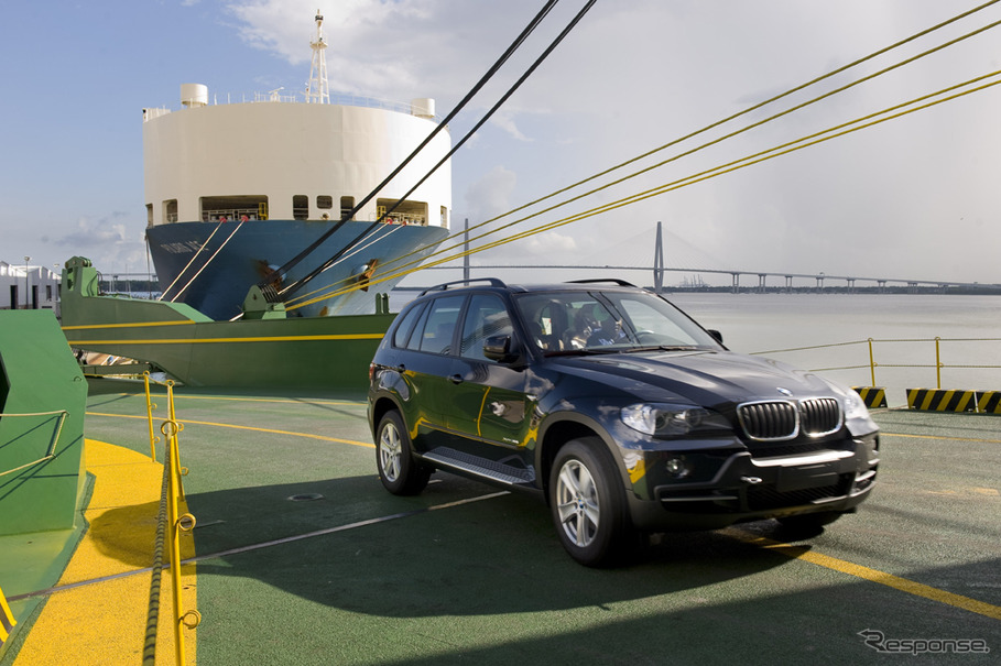 米国サウスカロライナ州スパータンバーグ工場から輸出される「X5」