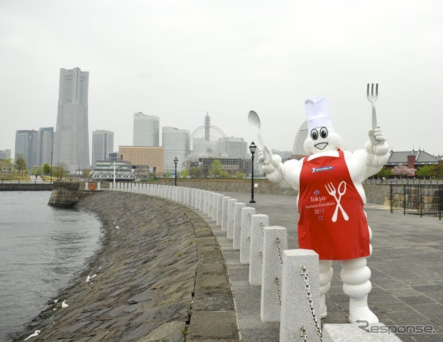 象の鼻パーク（横浜市）のミシュランマン