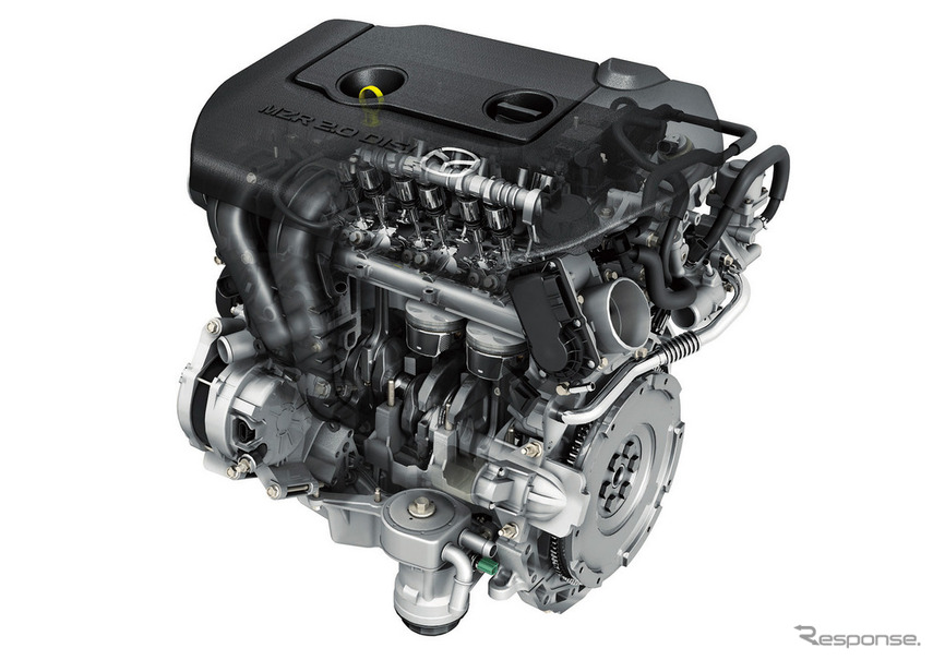 i-stop搭載のMZR 2.0DISI エンジン