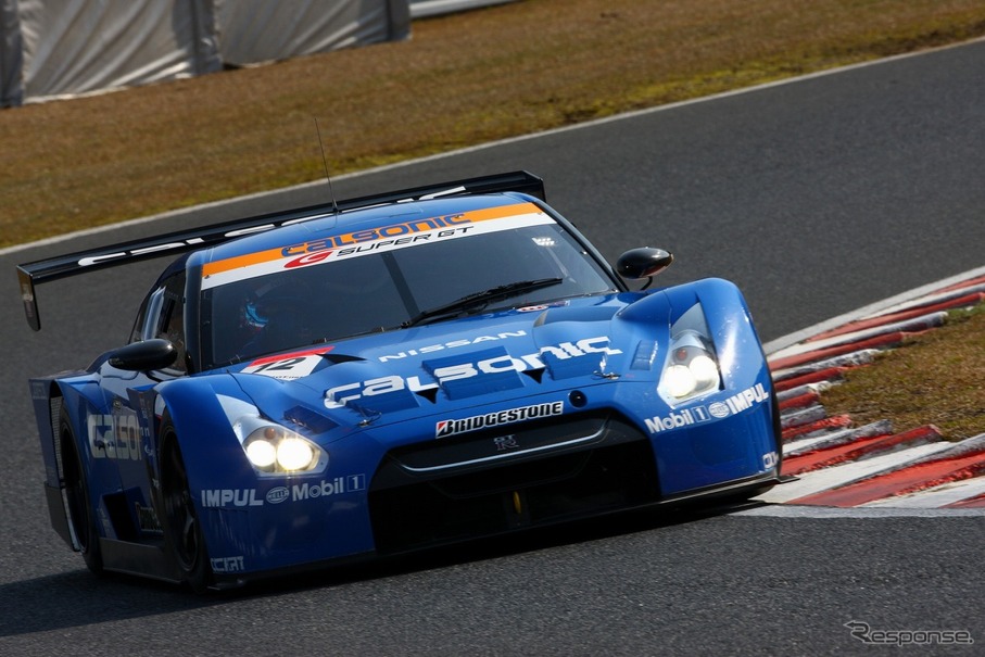GT-R（画像はSUPER GT第2戦岡山国際サーキット）