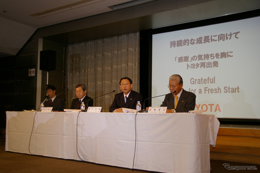 豊田社長（11日決算会見）