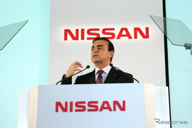 ゴーンCEO、2009年度決算発表（12日）