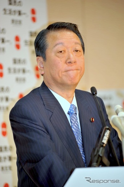 小沢幹事長（撮影＝中島みなみ）