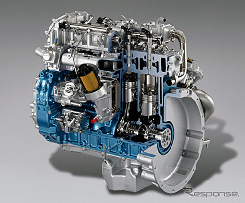 新開発の3リットルターボディーゼルエンジン「4P10」