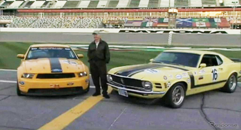 マスタング BOSS 302（画像は動画キャプチャー）