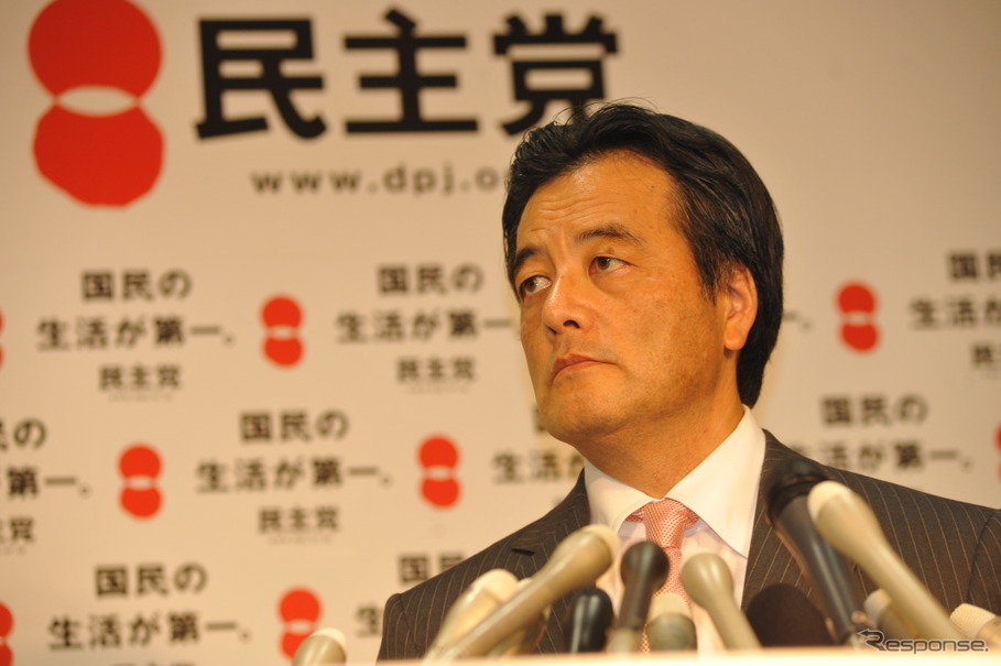 17日・民主党。撮影＝石田信一郎