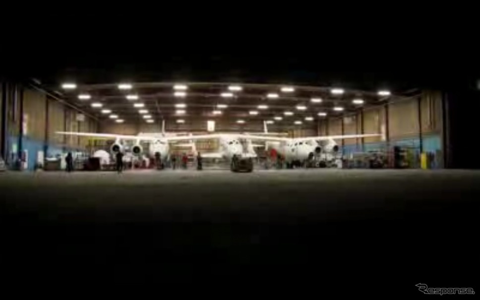 VSSエンタープライズ初の単独飛行（動画キャプチャー）