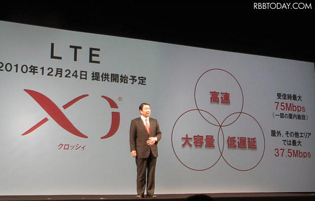 2011年のXi版WiFiルータ登場も宣言した山田社長 2011年のXi版WiFiルータ登場も宣言した山田社長