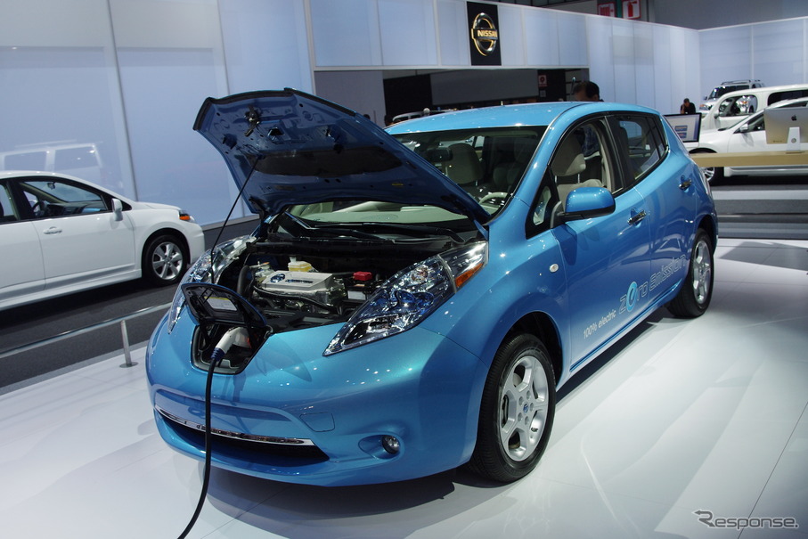 日産 リーフ 燃費換算で42km リットル 米epaが認定 レスポンス Response Jp 日産 リーフ 燃費換算で42km リットル 米epaが認定 レスポンス Response Jp
